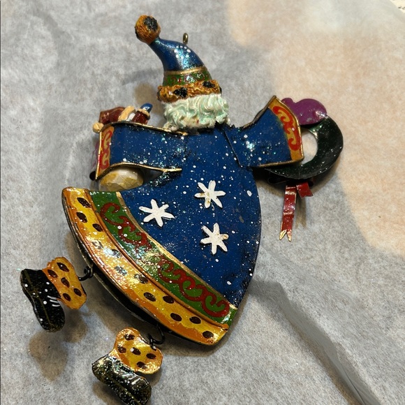 Colorful Santa Claus Ornament - Picture 3 of 3